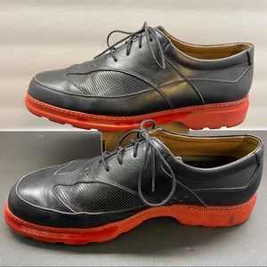Michael Toschi Carbonlite CIS Men’s Black Leather Golf Shoes Size 8.5